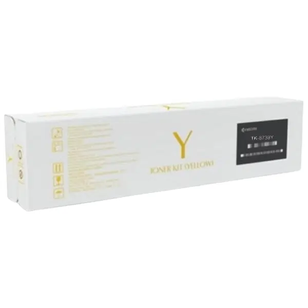 Kyocera TK8739Y Yellow Toner Cartridge TK-8739Y