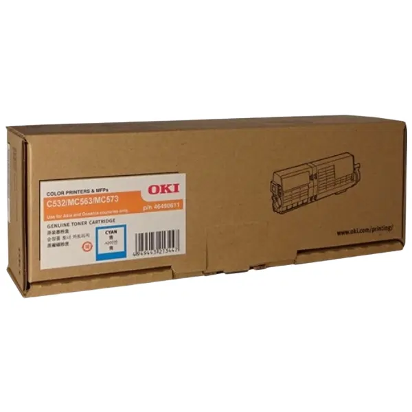 OKI C532DN Cyan Toner Cartridge 46490611