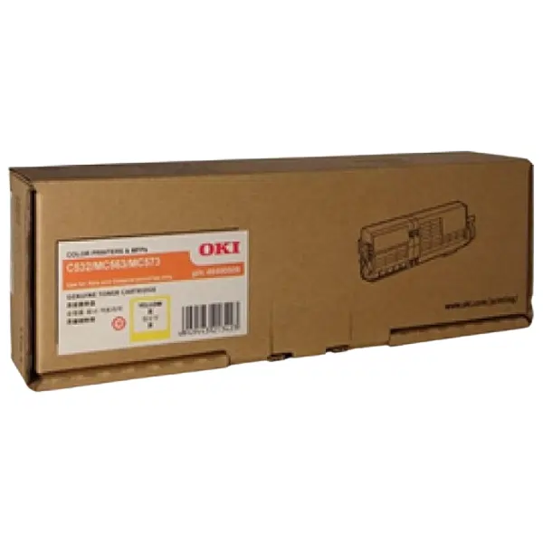 OKI C532DN Yellow Toner Cartridge 46490609