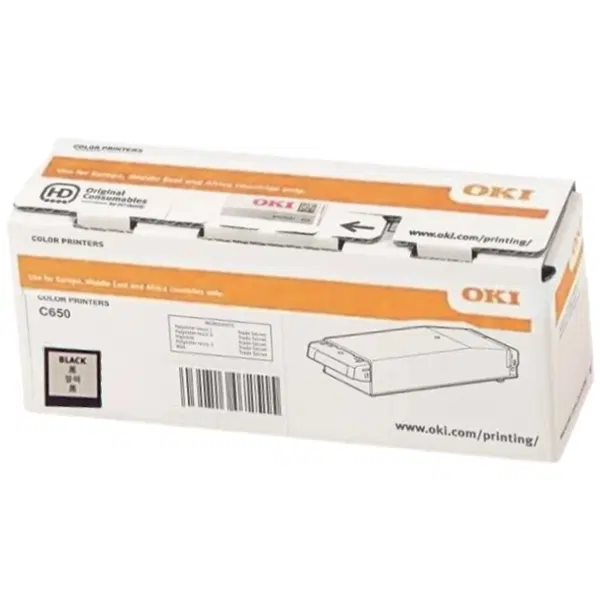 OKI C650DN Black Toner Cartridge YA8001-1088G036