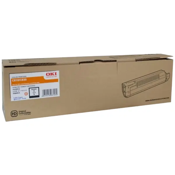 OKI C810 Black Toner Cartridge 44059136