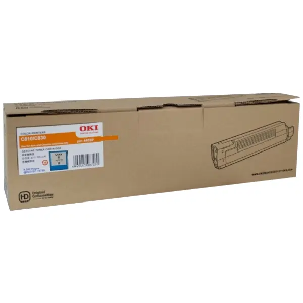 OKI C810 Cyan Toner Cartridge 44059135