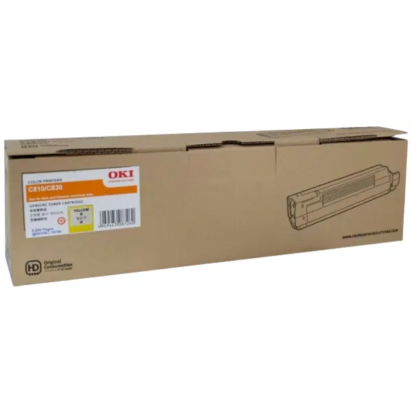 OKI C810 Yellow Toner Cartridge 44059133