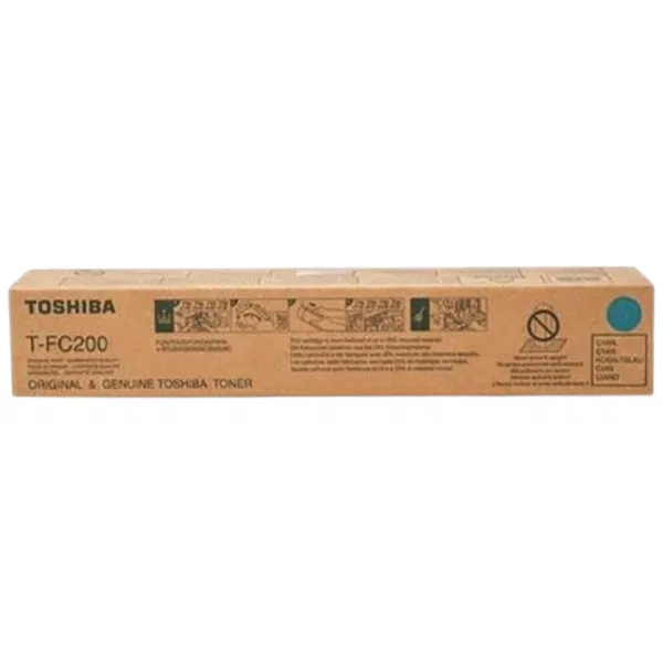 Toshiba TFC200 Cyan Toner Cartridge TFC200C