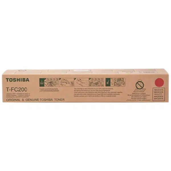 Toshiba TFC200 Magenta Toner Cartridge TFC200M