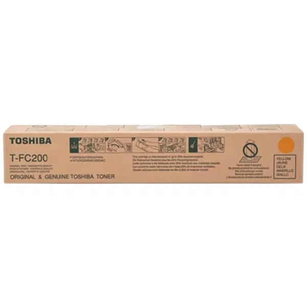 Toshiba TFC200 Yellow Toner Cartridge TFC200Y