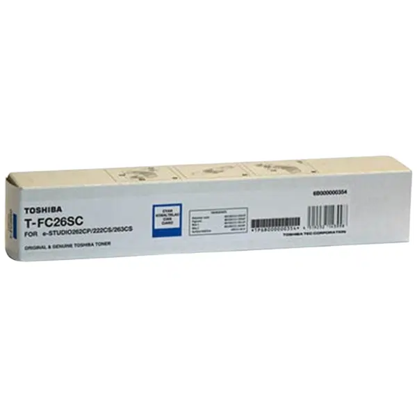 Toshiba TFC26SC Cyan Toner Cartridge TFC26SC