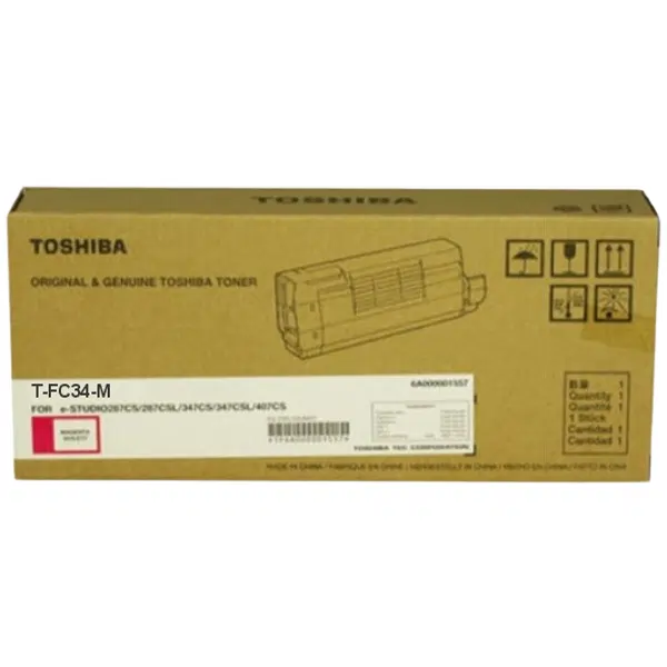 Toshiba TFC34 Magenta Toner Cartridge TFC34M