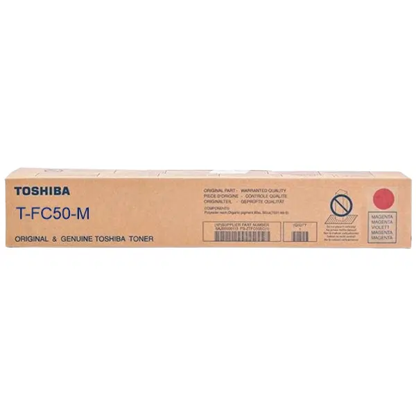 Toshiba TFC50 Magenta Toner Cartridge TFC50M