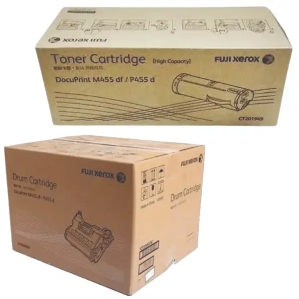 Fuji Xerox CT350976 Drum Unit & Fuji Xerox CT201949 Black Toner Cartridge