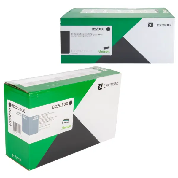 Lexmark B220Z00 Imaging Unit & Lexmark B226000 Black Toner Cartridge