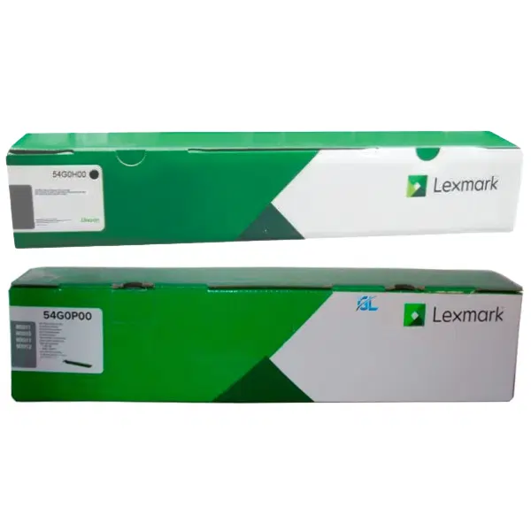 Lexmark 54G0P00 Imaging Unit & Lexmark 54G0H00 High Yield Black Toner Cartridge