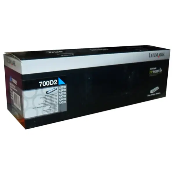 Lexmark 700D2 (70C0D20) Cyan Developer Unit