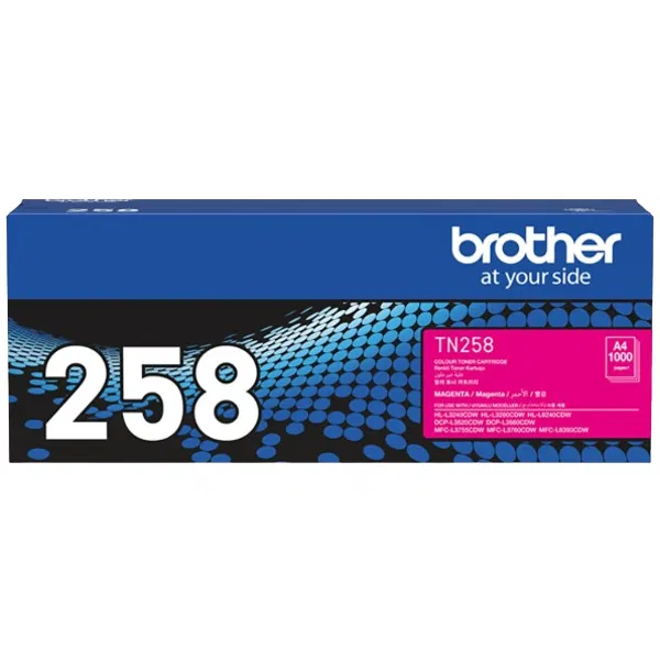 Brother TN258M Magenta Toner Cartridge TN-258M