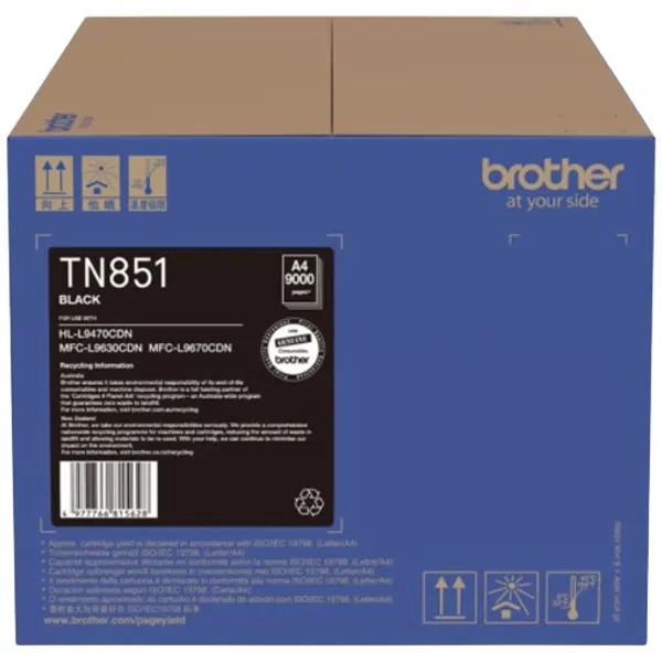 Brother TN851BK Black Toner Cartridge TN-851BK