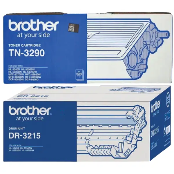 Brother DR3215 Drum Unit & Brother TN3290 Black Toner Cartridge