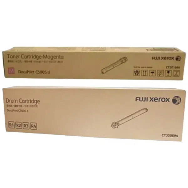 Fuji Xerox CT350894 Drum Unit & Fuji Xerox CT201666 Magenta Toner Cartridge