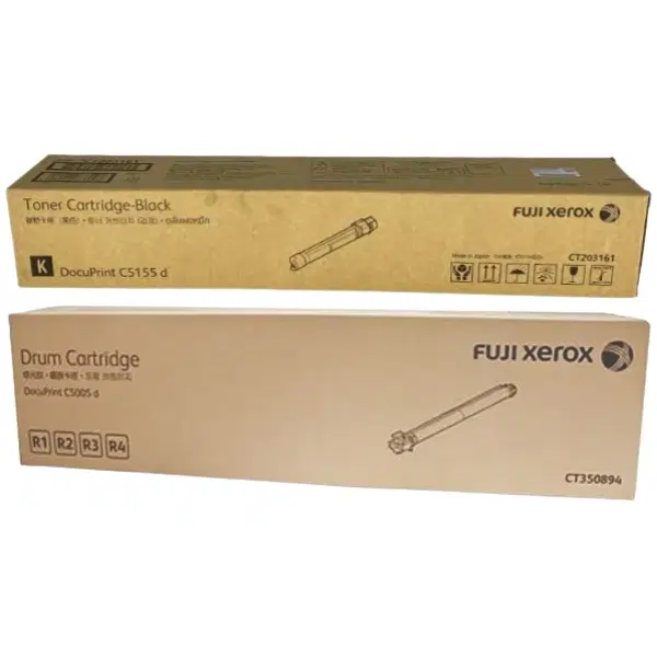 Fuji Xerox CT350894 Drum Unit & Fuji Xerox CT203161 Black Toner Cartridge