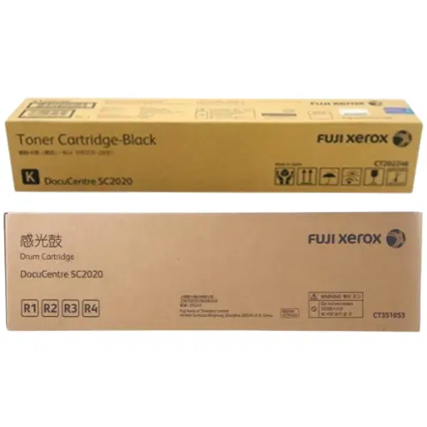 Fuji Xerox CT351053 Drum Unit & Fuji Xerox CT202246 Black Toner Cartridge