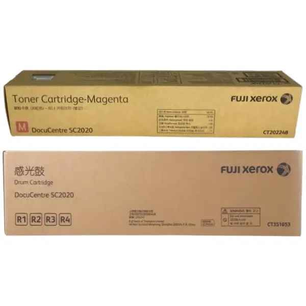 Fuji Xerox CT351053 Drum Unit & Fuji Xerox CT202248 Magenta Toner Cartridge