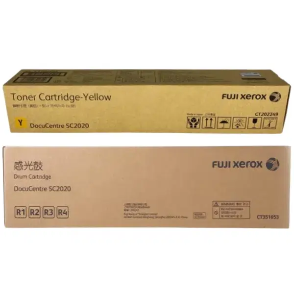 Fuji Xerox CT351053 Drum Unit & Fuji Xerox CT202249 Yellow Toner Cartridge