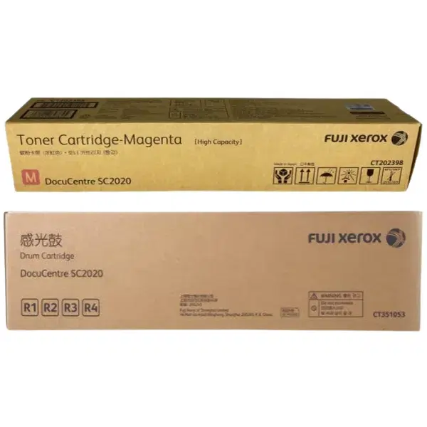 Fuji Xerox CT351053 Drum Unit & Fuji Xerox CT202398 Magenta Toner Cartridge