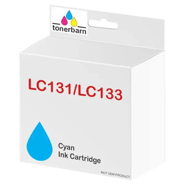 Compatible Brother LC131 / LC133C Cyan Ink Cartridge LC-133C