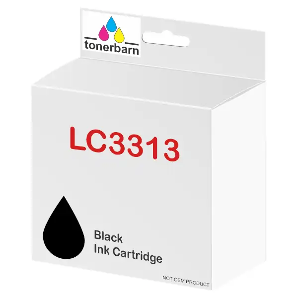 Compatible Brother LC3313BK Black Ink Cartridge LC-3313BK