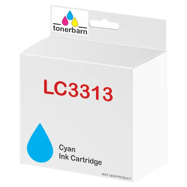 Compatible Brother LC3313C Cyan Ink Cartridge LC-3313C