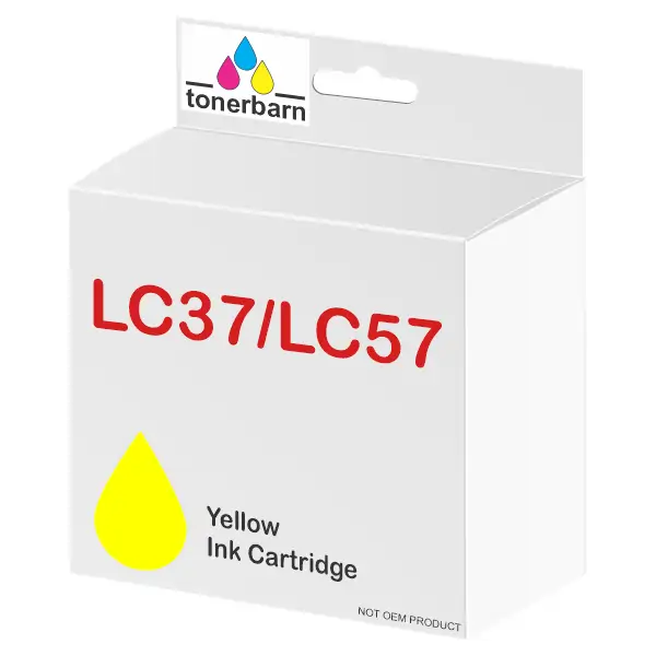 Compatible Brother LC37/LC57Y Yellow Ink Cartridge LC-37/LC-57Y