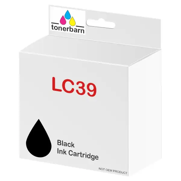 Compatible Brother LC39BK Black Ink Cartridge LC-39BK