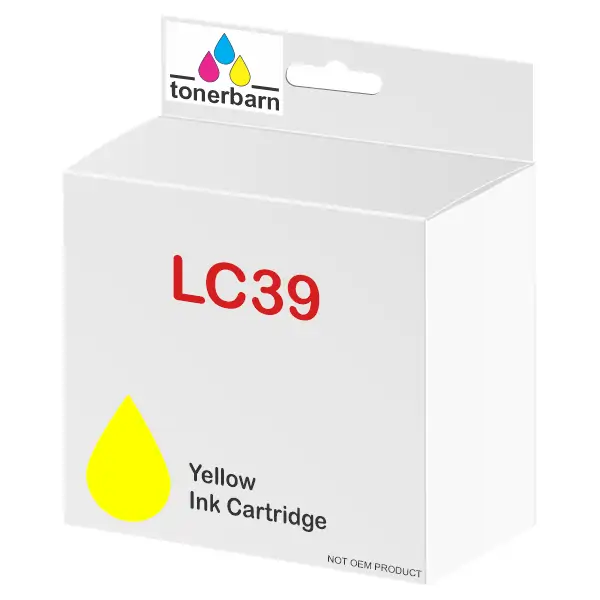 Compatible Brother LC39Y Yellow Ink Cartridge LC-39Y