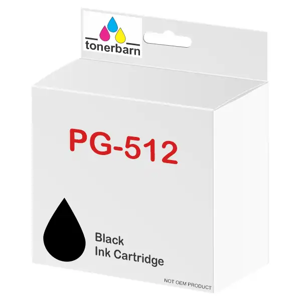 Compatible Canon PG512 High Yield Black Ink Cartridge PG512