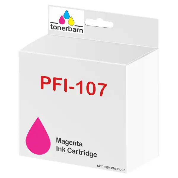 Compatible Canon PFI107M Magenta Ink Cartridge PFI107M