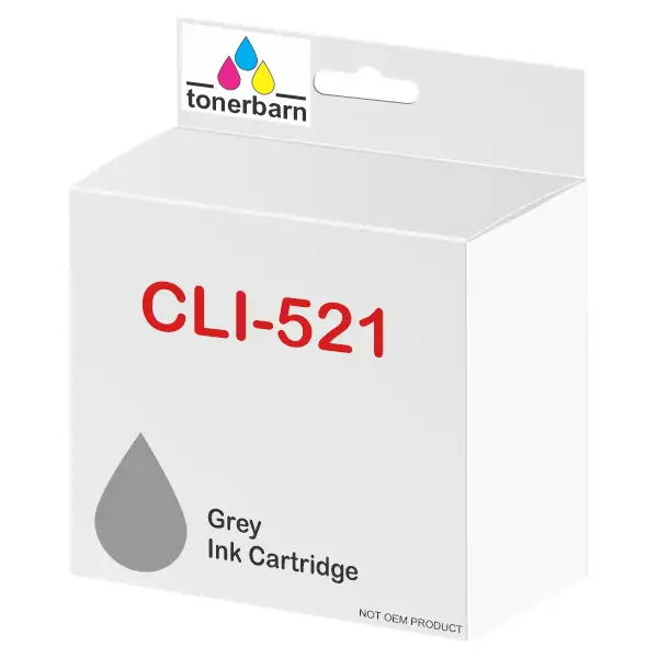 Compatible Canon CLI521GY Grey Ink Cartridge CLI521GY