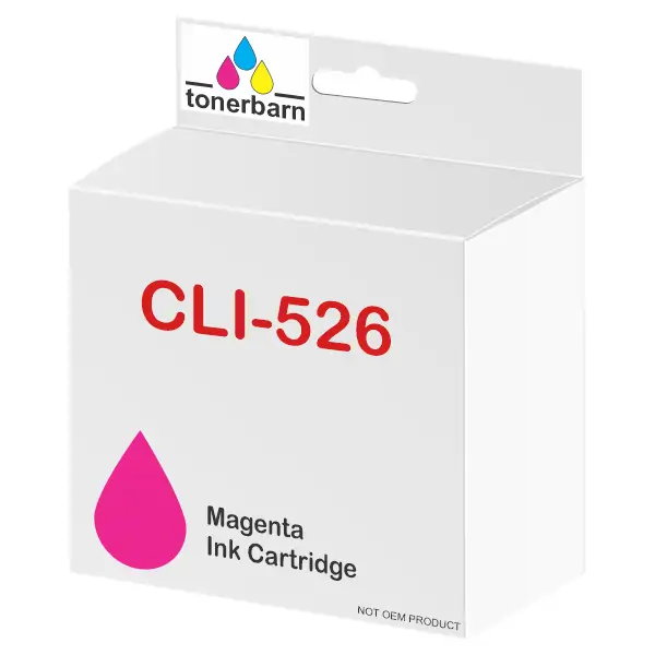 Compatible Canon CLI526M Magenta Ink Cartridge CLI526M