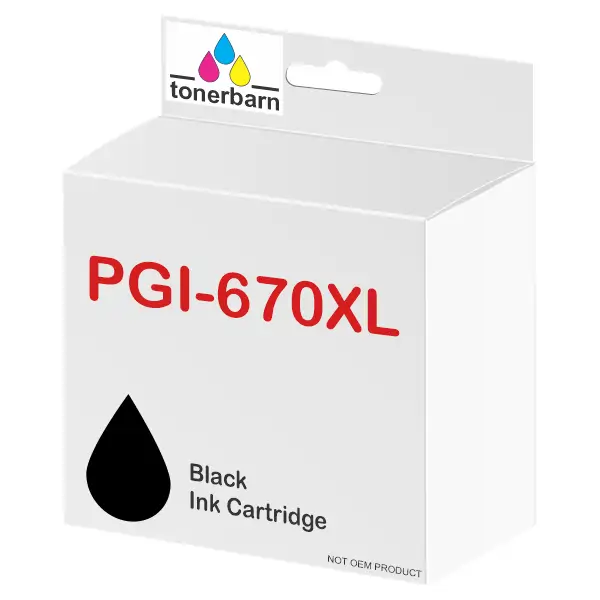 Compatible Canon PGI670XL Black Ink Cartridge PGI670XLBK