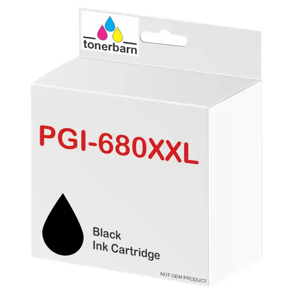 Compatible Canon PGI680XXLBK Extra High Yield Black Ink Cartridge PGI680XXLBK