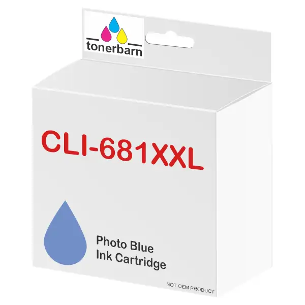 Compatible Canon CLI681XXLPB Extra High Yield Photo Blue Cartridge CLI681XXLPB