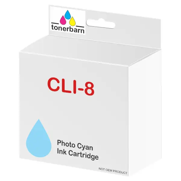 Compatible Canon CLI8PC Photo Cyan Ink Cartridge CLI8PC