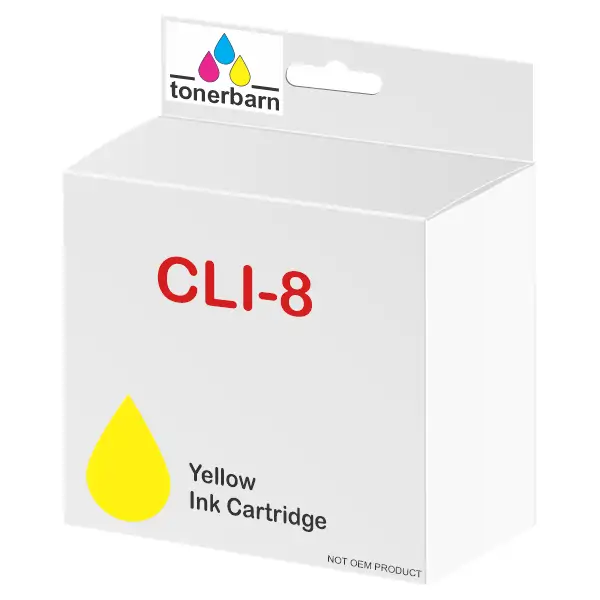 Compatible Canon CLI8Y Yellow Ink Cartridge CLI8Y