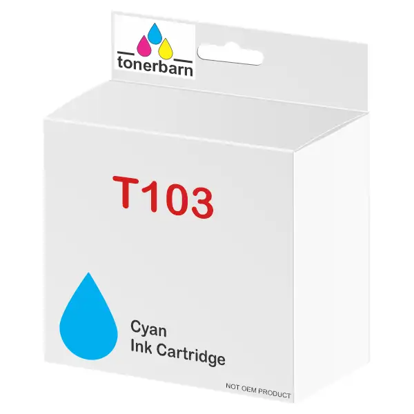Compatible Epson T103 Cyan Ink Cartridge C13T103292