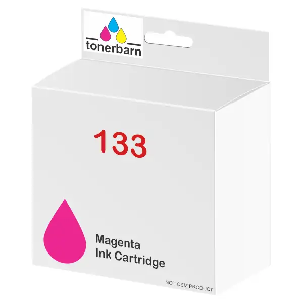 Compatible Epson 133 Magenta Dye Ink Cartridge C13T133392