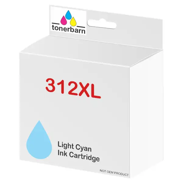 Compatible Epson 312XL High Yield Light Cyan Ink Cartridge C13T183592