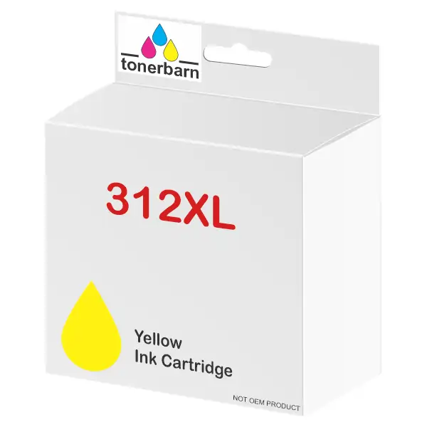 Compatible Epson 312XL High Yield Yellow Ink Cartridge C13T183492
