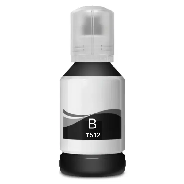 Compatible Epson T512 Black EcoTank Ink Bottle C13T00G192