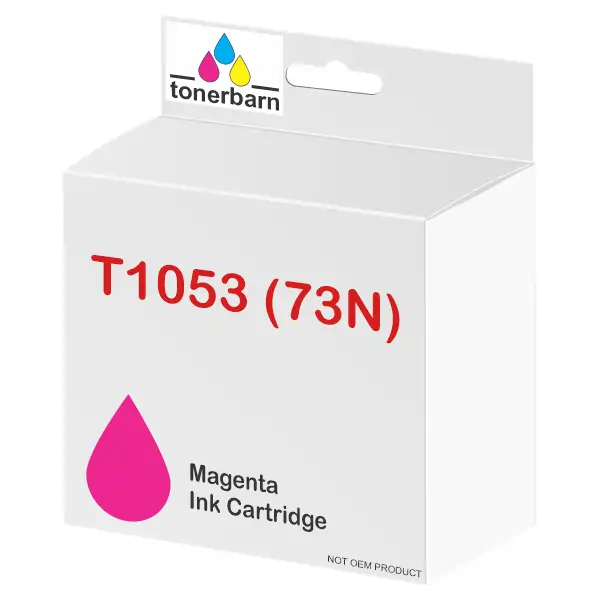 Compatible Epson T1053 (73N) Magenta Dye Ink Cartridge C13T105392
