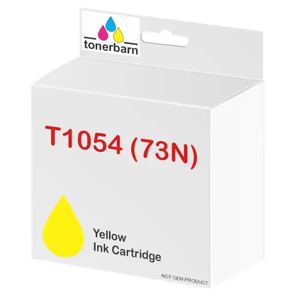 Compatible Epson T1054 (73N) Yellow Dye Ink Cartridge C13T105492