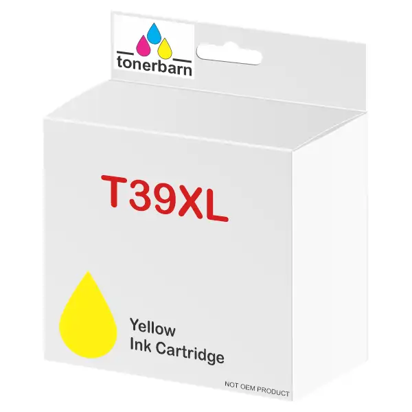Compatible Epson T39XL Yellow Dye Ink Cartridge C13T04L492