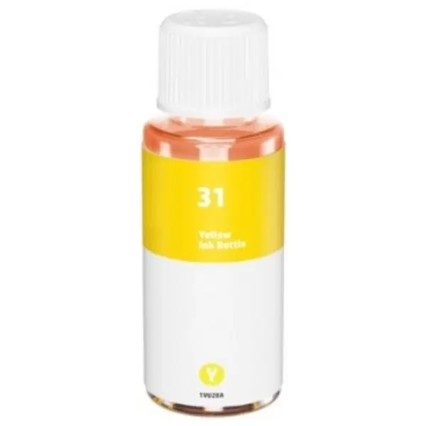 Compatible HP #31 Yellow Ink Bottle 1VU28AA